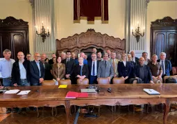 I rappresentati delle istituzioni firmatarie del protocollo d’intesa per la gestione dell’accoglienza dei lavoratori stagionali