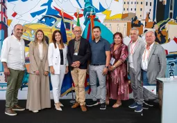 Per Busca, oltre al Sindaco Ezio Donadio e all’Assessora alla Cultura Lucia Rosso, presenti alcuni componenti dell’amministrazione comunale