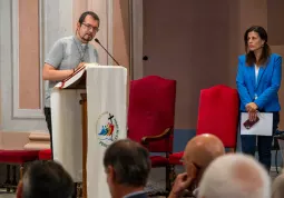 Il Rettore del Santuario di Valmala, don Federico Riba.