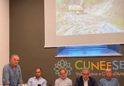 Il RUP Geom. Bruno Tallone dell'Ufficio Tecnico del Comune di Busca, ente capofila, che ha coordinato i lavori