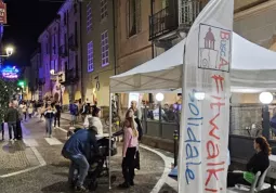Lo stand del Comitato Fitwalking di Busca