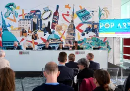 Un momento della conferenza stampa di presentazione