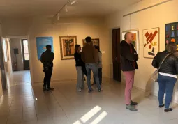 Il pubblico nelle sale di Casa Francotto