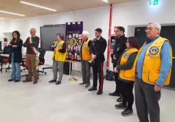 L'intervento di Gabriella Girardo, presidente del Lions Club Busca e Valli