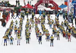 La partenza del 42° Skiri Trophy in Trentino