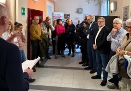 Un momento durante la cerimonia di inaugurazione