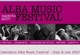 La home page del sito di Italy&Usa Alba Music Festival