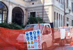 L'ingresso nei locali ristrutturati della biblioteca sarà in via Carletto Michelis