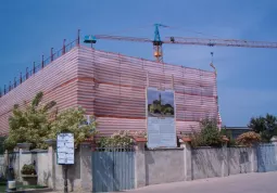 Il cantiere appena allestito