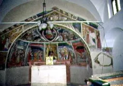 Gli affreschi dei Biazaci all'interno della cappella di Santo Stefano