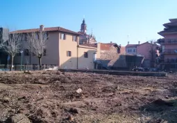 Nel giardino della Casa di riposo sono stati abbattuti gli alberi in vista dell'apertura del cantiere