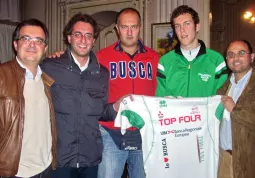 Marco Gallo, Giuseppe Delfino, Liano Petrelli, Francesco Dutto e Luca Gosso