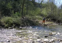 Si ripulisce la sponda del Maira in frazione San Mauro