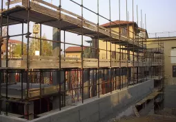 Il cantiere della casa di riposo