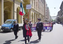 La delegazione di Busca al raduno di Bologna