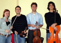 Serena Aimo, flauto; Alessandro Chiapello, violino; Angelo Conversa, viola; Luca Panicciari, violoncello 