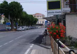 Il rilevatore di velocitÃ  in via Dronero, incrocio via Cavour