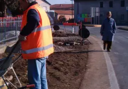 Il cantiere in corso XXV Aprile